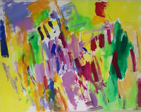 Spring Garden No.2  90x70cm  Acrylic on canvas  2019