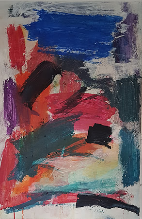 "Storm"  60x40cm  acrylic on canvas 2025