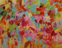 SOLD   Indian Summer 115x90cm acrylic on canvas 2011