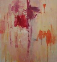 SOLD Spring No.1 110x100cm acrylic on canvas  2013