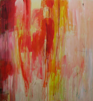 SOLD Spring No.2  110x100cm acrylic on canvas  2013