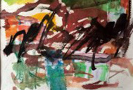 SOLD  Collage Landscape on paper  40x30cm  2018