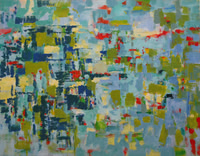"Blue Sea"   acrylic on canvas   110x100cm  2011