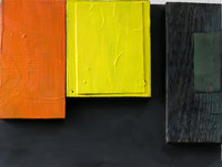 Colour Chords      Oil on wood 2017  31x23cm