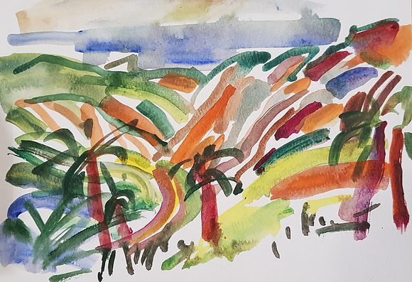 La Gomera   2014   small watercolour