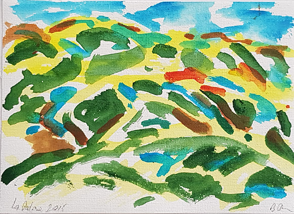 La Gomera 2014    small watercolour