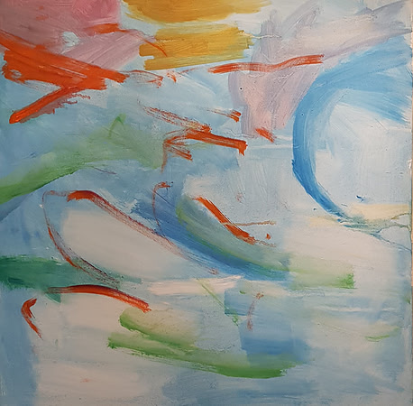 "Tide"  2023  50x50cm   acrylic on canvas   SOLD