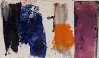 Small abstract on wood     2021