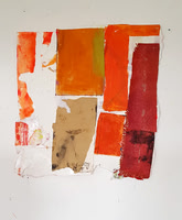 "Orange spaces"    collage